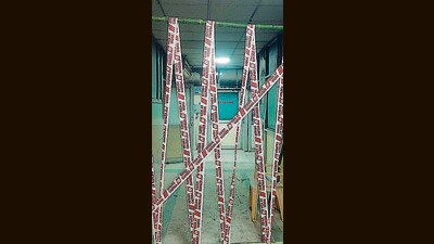 The battery room, near the dialysis unit, where the fire had originated, has now been sealed. (ht photo) The battery room, near the dialysis unit, where the fire had originated, has now been sealed. (ht photo)