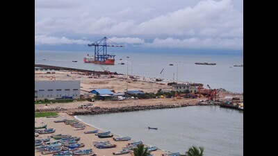 The port project is expected to be completed by May 2024. (HT Photo) The port project is expected to be completed by May 2024. (HT Photo)