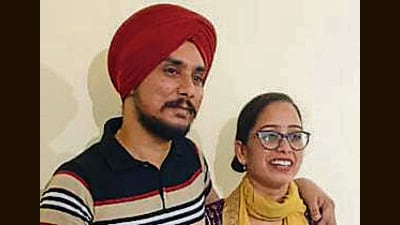 Victims Satvir Singh and Amandeep Kaur in happier times. (HT File) Victims Satvir Singh and Amandeep Kaur in happier times. (HT File)