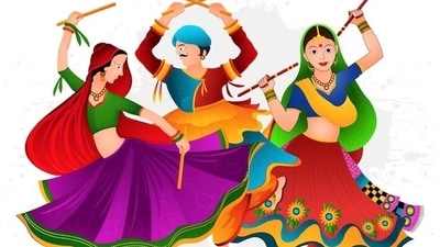 Playing Dandiya Raas is an exhilarating experience and not just brings benefits for physical but also mental health. (Freepik) Playing Dandiya Raas is an exhilarating experience and not just brings benefits for physical but also mental health. (Freepik)