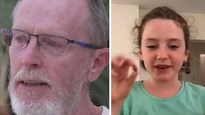 Thomas Hand was relieved upon learning of his daughter's death (CNN/video screenshot) Thomas Hand was relieved upon learning of his daughter's death (CNN/video screenshot)