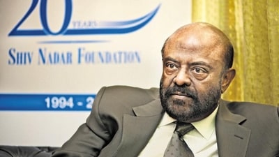 Shiv Nadar: He is the Chairman of one of the pioneers of the Indian IT sector, Emeritus of HCL Technologies. He climed two spots to return to No. 3 with a fortune of $29.3 billion, as shares of HCL Technologies jumped 42% in the past year amid a tech rebound. (HT file) Shiv Nadar: He is the Chairman of one of the pioneers of the Indian IT sector, Emeritus of HCL Technologies. He climed two spots to return to No. 3 with a fortune of $29.3 billion, as shares of HCL Technologies jumped 42% in the past year amid a tech rebound. (HT file)