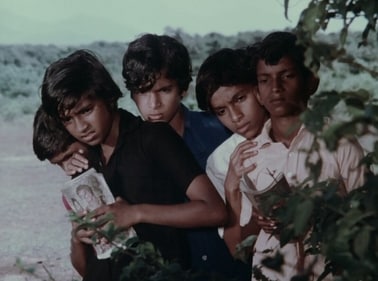 A still from Kummatty, which is a 1979 Malayalam film written and directed by G Aravindan. A still from Kummatty, which is a 1979 Malayalam film written and directed by G Aravindan.