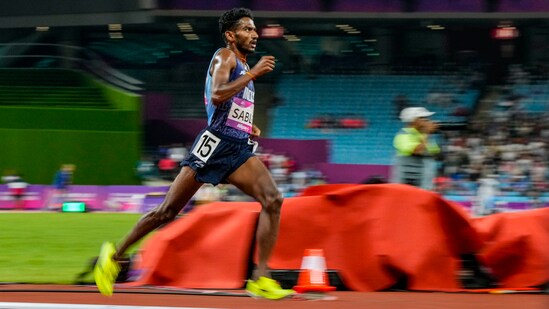 India's Avinash Mukund Sable in action. (PTI)