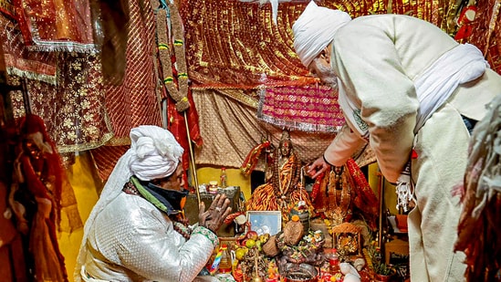 After his programme at Gunji, PM Modi will leave for Jageshwar Dham, an ancient temple dedicated to lord Shiva, about 15 km away.&nbsp;(PTI)