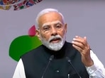 Prime Minister Narendra Modi addresses during the inauguration of the 9th G20 Parliamentary Speakers' Summit (P20), at Yashobhoomi Convention Centre in New Delhi. Prime Minister Narendra Modi addresses during the inauguration of the 9th G20 Parliamentary Speakers' Summit (P20), at Yashobhoomi Convention Centre in New Delhi.