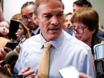 House Judiciary Committee Chairman Rep. Jim Jordan (R-OH), the new Republican House Speaker of the U.S. House of Representatives, speaks to reporters on Capitol Hill in Washington, U.S., October 13, 2023. REUTERS/Elizabeth Frantz