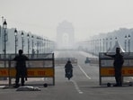 The air quality in the national capital was categorized as 'moderate' on Friday morning, according to the System of Air Quality and Weather Forecasting and Research (SAFAR-India).(HT Photo/Raj K Raj)