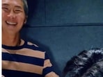 Jimin and Namjoon during the live. Jimin and Namjoon during the live.
