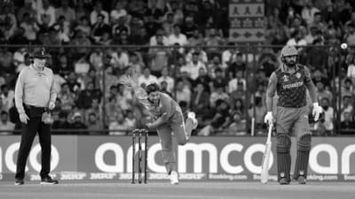 Kuldeep Yadav took a wicket for India. (Rohit Chawla)