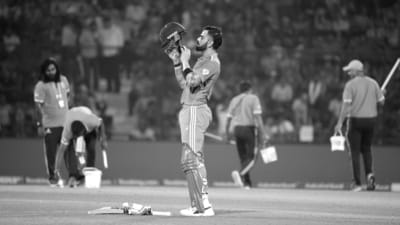 Virat Kohli then saw India home alongwith Shreyas Iyer. Kohli ended the match unbeaten on 55 off 56 balls at what was his domestic home ground.&nbsp; (Rohit Chawla)