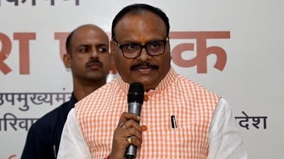 Uttar Pradesh Deputy Chief Minister Brajesh Pathak (Photo by Sunil Ghosh / Hindustan Times) Uttar Pradesh Deputy Chief Minister Brajesh Pathak (Photo by Sunil Ghosh / Hindustan Times)