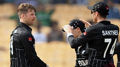 Lockie Ferguson took a three-wicket haul for New Zealand. (BLACKCAPS Twitter) Lockie Ferguson took a three-wicket haul for New Zealand. (BLACKCAPS Twitter)