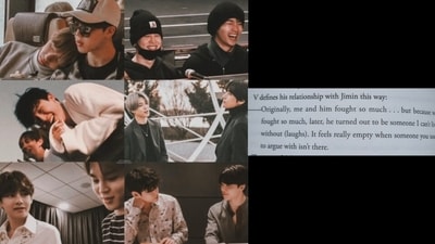 10 times BTS Jimin and V aka Taehyung's friendship made us yearn for our soulmate (Photo by Twitter/goohopes/healwithtae) 10 times BTS Jimin and V aka Taehyung's friendship made us yearn for our soulmate (Photo by Twitter/goohopes/healwithtae)