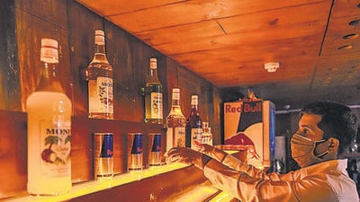 Excise officials said they were aware of a limited shortage, but emphasised there was no crisis of liquor supply in Delhi. (HT PHOTO) Excise officials said they were aware of a limited shortage, but emphasised there was no crisis of liquor supply in Delhi. (HT PHOTO)
