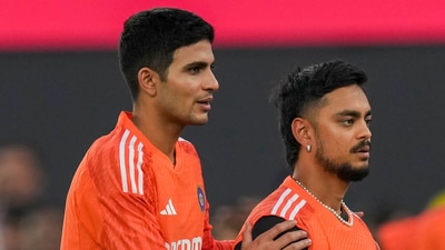 India's Shubman Gill and Ishan Kishan during a practice session. (PTI) India's Shubman Gill and Ishan Kishan during a practice session. (PTI)