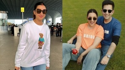 Parineeti Chopra was seen at the Mumbai airport. Parineeti Chopra was seen at the Mumbai airport.