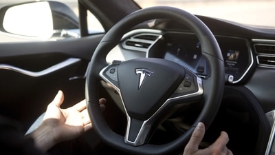 A Tesla Model S. (REUTERS)