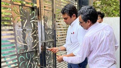The shop was unsealed in the evening following pressure from the traders. (HT File photo for representation)
