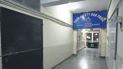 The unearthing of the racket has thrown the Gurugram RTA into disarray. (Parveen Kumar/HT PHOTO) The unearthing of the racket has thrown the Gurugram RTA into disarray. (Parveen Kumar/HT PHOTO)