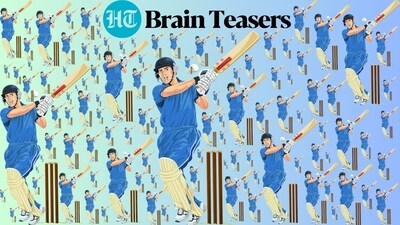 Will you be able to spot the cricketers with no bats in this brain teaser? (HT)