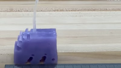 The image shows the robot that was created using AI by a group of engineers. (YouTube/@Northwestern University) The image shows the robot that was created using AI by a group of engineers. (YouTube/@Northwestern University)