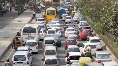 Air pollution levels in Delhi touch hazardous levels every winter, and while they are driven initially by fumes from stubble fires in neighbouring states, vehicles are among the key sources of pollution at a local level. (Picture for representation only) Air pollution levels in Delhi touch hazardous levels every winter, and while they are driven initially by fumes from stubble fires in neighbouring states, vehicles are among the key sources of pollution at a local level. (Picture for representation only)