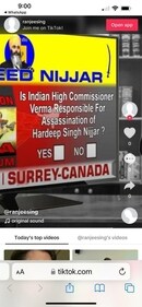 Posters previously called for the assassination of the Indian high commission to Canada Sanjay Kumar Verma, and consul generals Manish and Apoorva Srivastava. Posters previously called for the assassination of the Indian high commission to Canada Sanjay Kumar Verma, and consul generals Manish and Apoorva Srivastava.