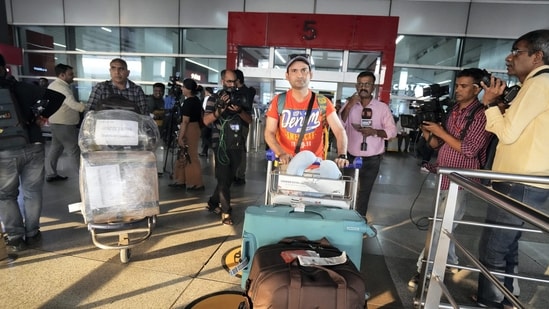 "Our government will never leave any Indian behind. Our government, our Prime Minister is determined to protect them and bring them back home safely. We are grateful to EAM Dr S Jaishankar, the team at the External Affairs Ministry, the flight crew of this Air India flight for making this possible, for bringing our children back home safely and soundly and back home to their loved ones," Chandrasekhar said.&nbsp;&nbsp;(PTI)