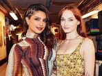 Priyanka Chopra with her former sister-in-law Sophie Turner. (File Photo)