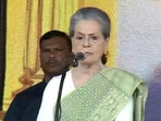 Congress leader Sonia Gandhi