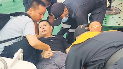 Coast Guard rescues Chinese national suffering from stroke off Mumbai coast