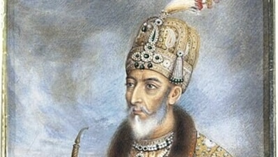 Although history was against Bahadur Shah Zafar, he was perhaps the best example of the Ganga-Jamuni tehzeeb. (Wiki Commons)