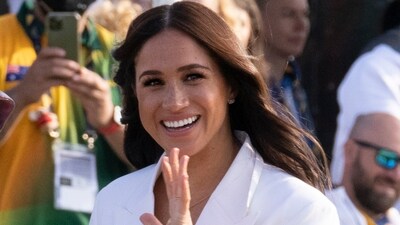 FILE - Meghan Markle, Duchess of Sussex, arrives at the Invictus Games venue in The Hague, Netherlands, Friday, April 15, 2022.(AP Photo/Peter Dejong, File) (AP) FILE - Meghan Markle, Duchess of Sussex, arrives at the Invictus Games venue in The Hague, Netherlands, Friday, April 15, 2022.(AP Photo/Peter Dejong, File) (AP)