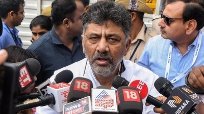 Karnataka deputy chief minister DK Shivakumar. (ANI) (HT_PRINT) Karnataka deputy chief minister DK Shivakumar. (ANI) (HT_PRINT)