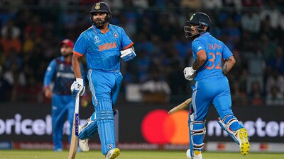 India captain Rohit Sharma and Ishan Kishan run between the wickets (PTI) India captain Rohit Sharma and Ishan Kishan run between the wickets (PTI)