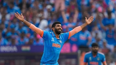 Jasprit Bumrah and Kuldeep Yadav triggered a stunning Pakistan collapse and shared four wickets in India's dominant victory over its archrival at the 2023 World Cup. (PTI) Jasprit Bumrah and Kuldeep Yadav triggered a stunning Pakistan collapse and shared four wickets in India's dominant victory over its archrival at the 2023 World Cup. (PTI)