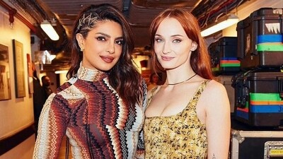 Priyanka Chopra with her former sister-in-law Sophie Turner. (File Photo) Priyanka Chopra with her former sister-in-law Sophie Turner. (File Photo)