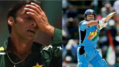 Shoaib Akhtar and Sachin Tendulkar Shoaib Akhtar and Sachin Tendulkar