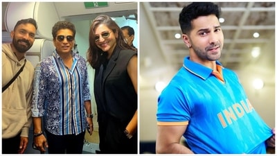 Anushka Sharma joined Sachin Tendulkar and Dinesh Karthik (left) and Varun Dhawan shared a post ahead of India vs Pakistan. Anushka Sharma joined Sachin Tendulkar and Dinesh Karthik (left) and Varun Dhawan shared a post ahead of India vs Pakistan.