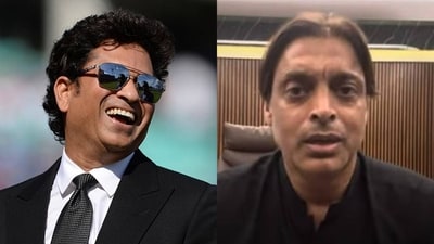 Sachin Tendulkar trolled Shoaib Akhtar after India beat Pakistan by 7 wickets in World Cup 2023