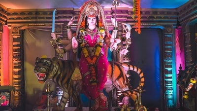 Each day of Shardiya Navratri is associated with a distinct colour, and the festival's essence is captured in the vivid and symbolic hues that devotees adorn themselves with. (Unsplash) Each day of Shardiya Navratri is associated with a distinct colour, and the festival's essence is captured in the vivid and symbolic hues that devotees adorn themselves with. (Unsplash)