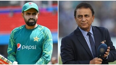 Babar Azam and Sunil Gavaskar Babar Azam and Sunil Gavaskar