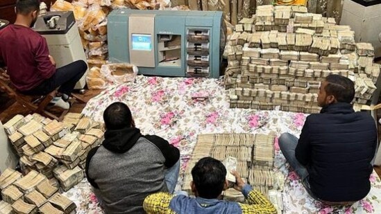 ₹42 crores bundled in 23 boxes found at Bengaluru contractor's house