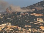 Smoke rises from Israeli shelling on the outskirts of the Lebanese village of Kfar Chouba, Lebanon. Smoke rises from Israeli shelling on the outskirts of the Lebanese village of Kfar Chouba, Lebanon.