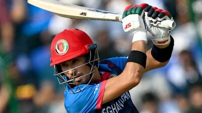 Initially, Afghanistan posted 284 in 49.5 overs, courtesy of a knock of 80 runs off 57 balls by Rahmanullah Gurbaz. (AFP) Initially, Afghanistan posted 284 in 49.5 overs, courtesy of a knock of 80 runs off 57 balls by Rahmanullah Gurbaz. (AFP)