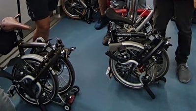 Foldable bicycles spotted in Bengaluru's Namma Metro for last mile connectivity Foldable bicycles spotted in Bengaluru's Namma Metro for last mile connectivity