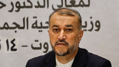 Iranian Foreign Minister Hossein Amir-Abdollahian (AFP)
