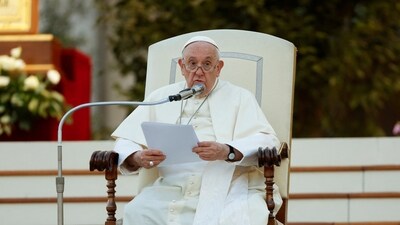 Israel-Hamas War: Pope Francis is seen. (Reuters)