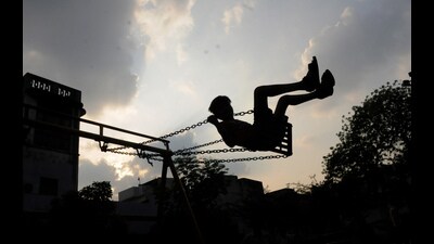 The incident occurred due to malfunctioning of the swing. (File)